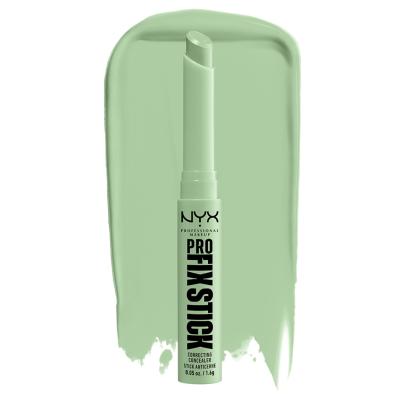 NYX Professional Makeup Pro Fix Stick Correcting Concealer Korektor dla kobiet 1,6 g Odcień 0.1 Green