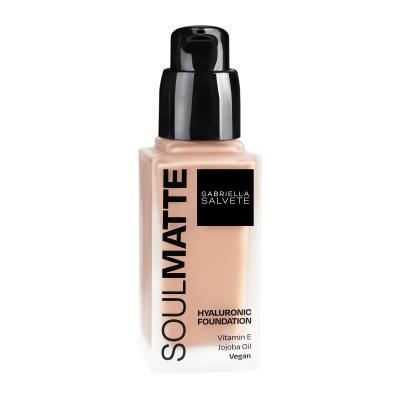 Gabriella Salvete Soulmatte Hyaluronic Foundation Podkład dla kobiet 30 ml Odcień 03N Beige Neutral