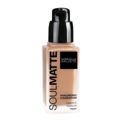 Gabriella Salvete Soulmatte Hyaluronic Foundation Podkład dla kobiet 30 ml Odcień 05 Warm Tan