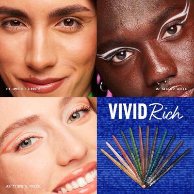 NYX Professional Makeup Vivid Rich Mechanical Liner Kredka do oczu dla kobiet 0,28 g Odcień 16 Always Onyx