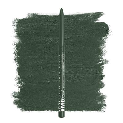 NYX Professional Makeup Vivid Rich Mechanical Liner Kredka do oczu dla kobiet 0,28 g Odcień 08 Emerald Empire