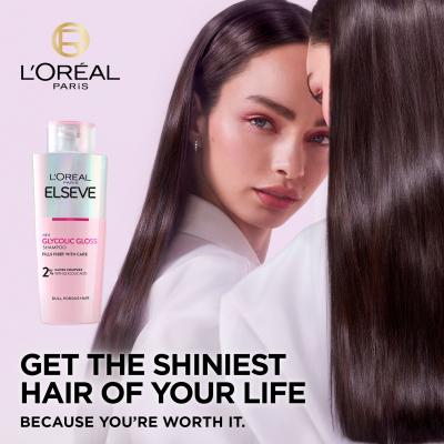 L&#039;Oréal Paris Elseve Glycolic Gloss Shampoo Szampon do włosów dla kobiet 200 ml