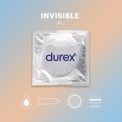 Durex Invisible XL Prezerwatywy dla mężczyzn Zestaw