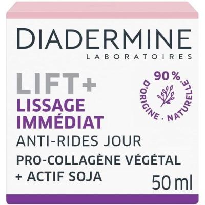 Diadermine Lift+ Instant Smoothing Anti-Age Day Cream Krem do twarzy na dzień dla kobiet 50 ml