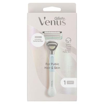 Gillette Venus Satin Care For Pubic Hair &amp; Skin Maszynka do golenia dla kobiet 1 szt