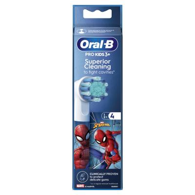 Oral-B Kids Brush Heads Spider-Man Wymianna głowica dla dzieci Zestaw