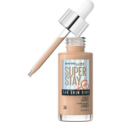 Maybelline Superstay 24H Skin Tint + Vitamin C Podkład dla kobiet 30 ml Odcień 34