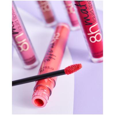 Essence 8h Matte Liquid Lipstick Pomadka dla kobiet 2,5 ml Odcień 09 Fiery Red