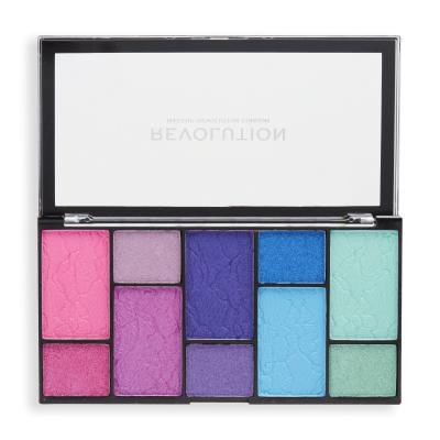 Makeup Revolution London Reloaded Dimension Eyeshadow Palette Cienie do powiek dla kobiet 24,5 g Odcień Vivid Passion