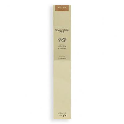 Revolution Pro Glow Edit Cream Contour &amp; Bronze Korektor dla kobiet 15 ml Odcień Medium