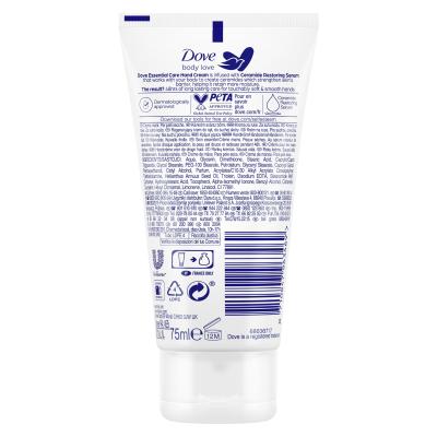 Dove Body Love Essential Care Hand Cream Krem do rąk dla kobiet 75 ml