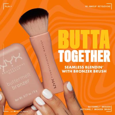 NYX Professional Makeup Buttermelt Bronzer Bronzer dla kobiet 5 g Odcień 01 Butta Cup