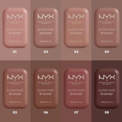 NYX Professional Makeup Buttermelt Bronzer Bronzer dla kobiet 5 g Odcień 05 Butta Off