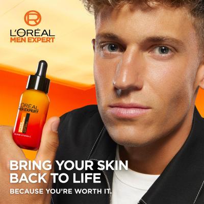 L&#039;Oréal Paris Men Expert Hydra Energetic Vitamin C Shot Serum Serum do twarzy dla mężczyzn 30 ml