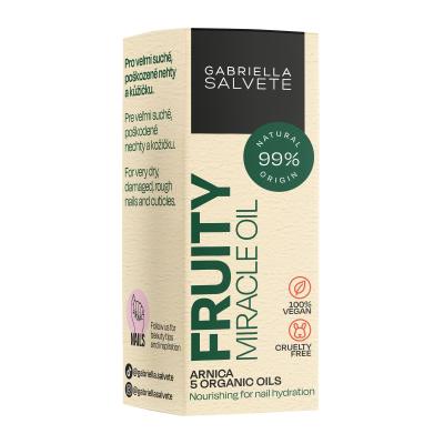 Gabriella Salvete Natural Nail Care Fruity Miracle Oil Pielęgnacja paznokci dla kobiet 11 ml