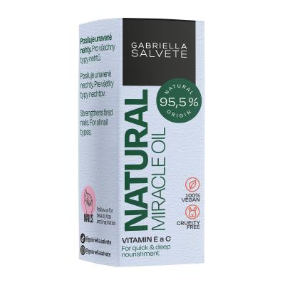 Gabriella Salvete Natural Nail Care Natural Miracle Oil Pielęgnacja paznokci dla kobiet 11 ml