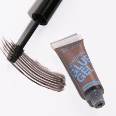 Gabriella Salvete Denim Story Brow Style Eyebrow Glue Gel Tusz do brwi dla kobiet 6 ml Odcień Dark Brown