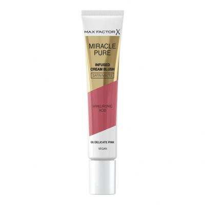 Max Factor Miracle Pure Infused Cream Blush Róż dla kobiet 15 ml Odcień 05 Delicate Pink