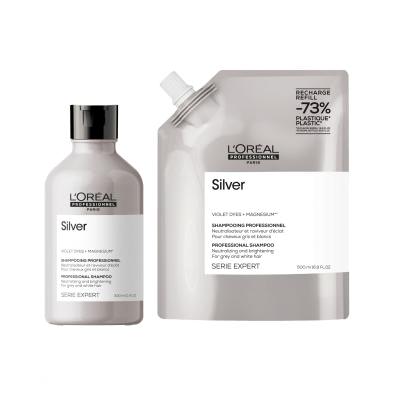 L&#039;Oréal Professionnel Silver Professional Shampoo Szampon do włosów dla kobiet Napełnienie 500 ml