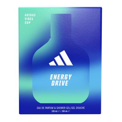 Adidas Vibes Energy Drive Zestaw woda perfumowana 100 ml + żel pod prysznic 100 ml