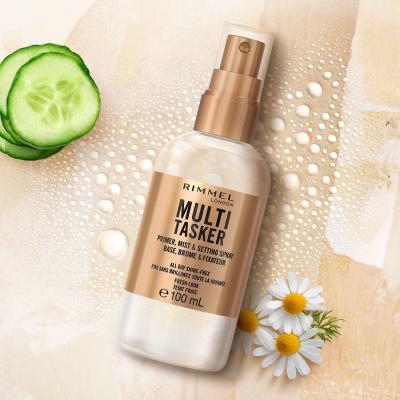 Rimmel London Multi Tasker Primer, Mist &amp; Setting Spray Baza pod makijaż dla kobiet 100 ml