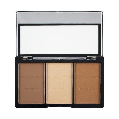 Makeup Revolution London Ultra Sculpt &amp; Contour Kit Paletka do konturowania dla kobiet 11 g Odcień C04 Ultra Light/Medium