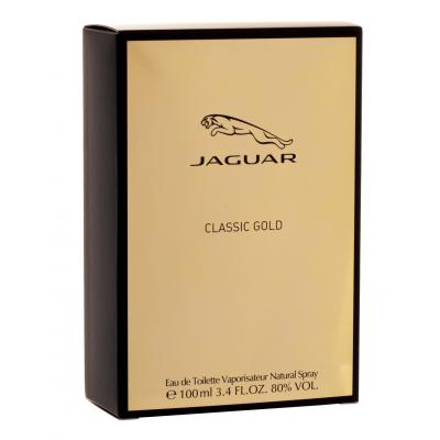 Jaguar Classic Gold Woda toaletowa dla mężczyzn 100 ml Uszkodzone pudełko