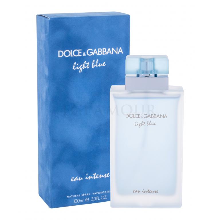 Dolce&amp;Gabbana Light Blue Eau Intense Woda perfumowana dla kobiet 100 ml Uszkodzone pudełko