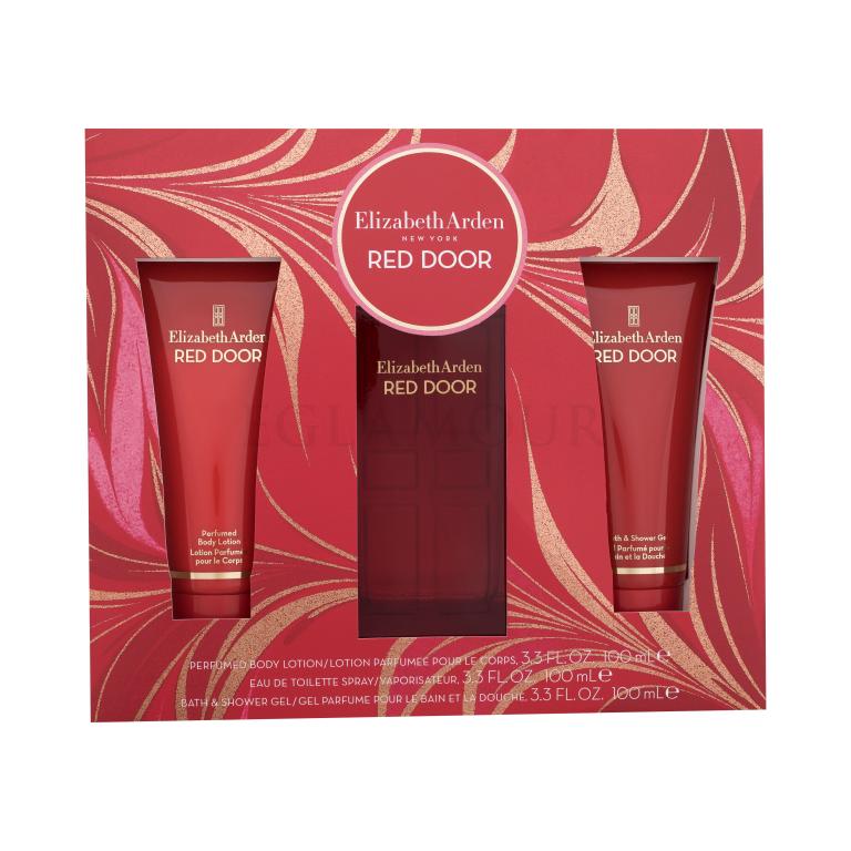 Elizabeth Arden Red Door Zestaw Edt 100ml + 100ml Body lotion + 100ml Shower gel