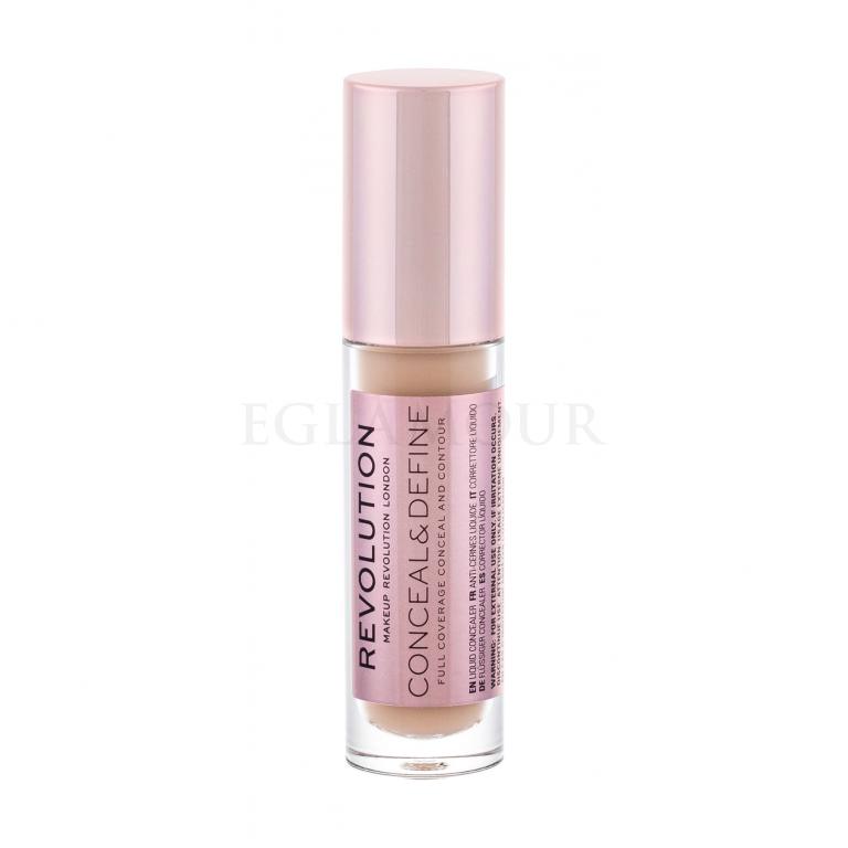 Makeup Revolution London Conceal &amp; Define Korektor dla kobiet 4 g Odcień C10