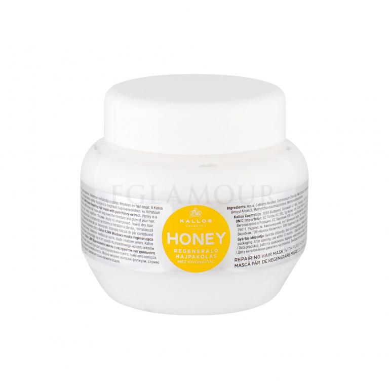 Kallos Cosmetics Honey Maska do włosów dla kobiet 275 ml