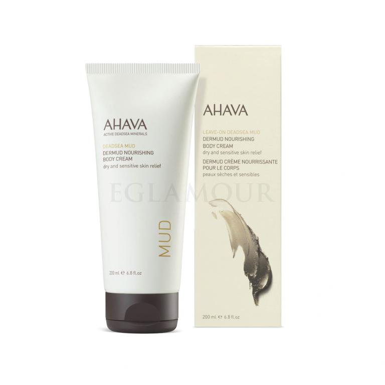 AHAVA Deadsea Mud Dermud Nourishing Body Cream Krem do ciała dla kobiet 200 ml