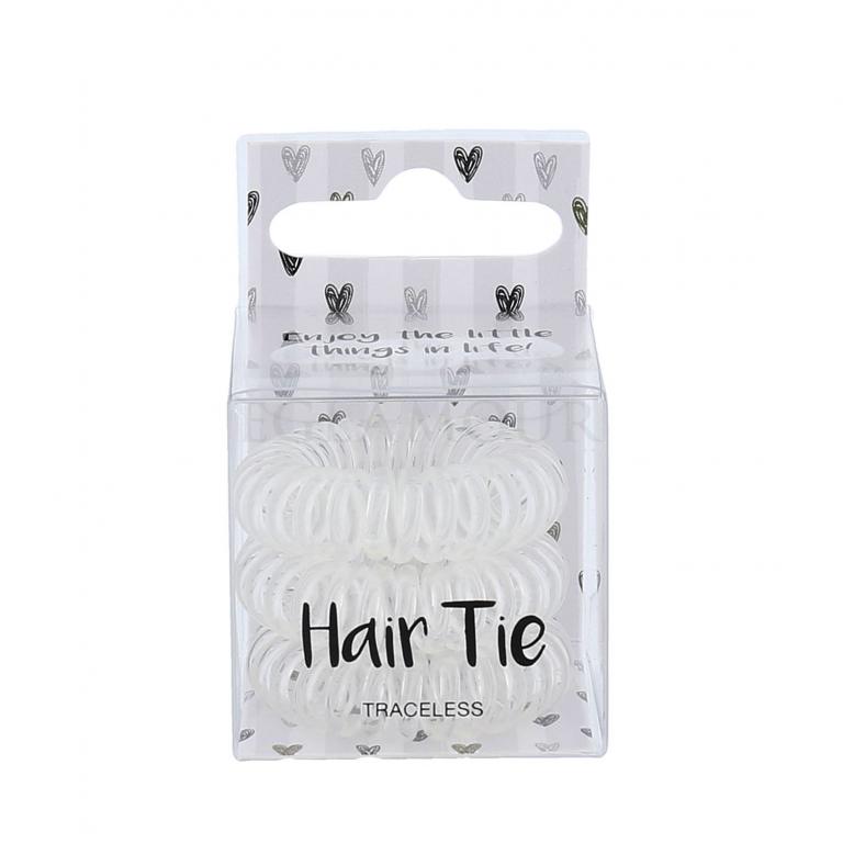 2K Hair Tie 2 Gumka do włosów dla kobiet 3 szt Odstín Clear