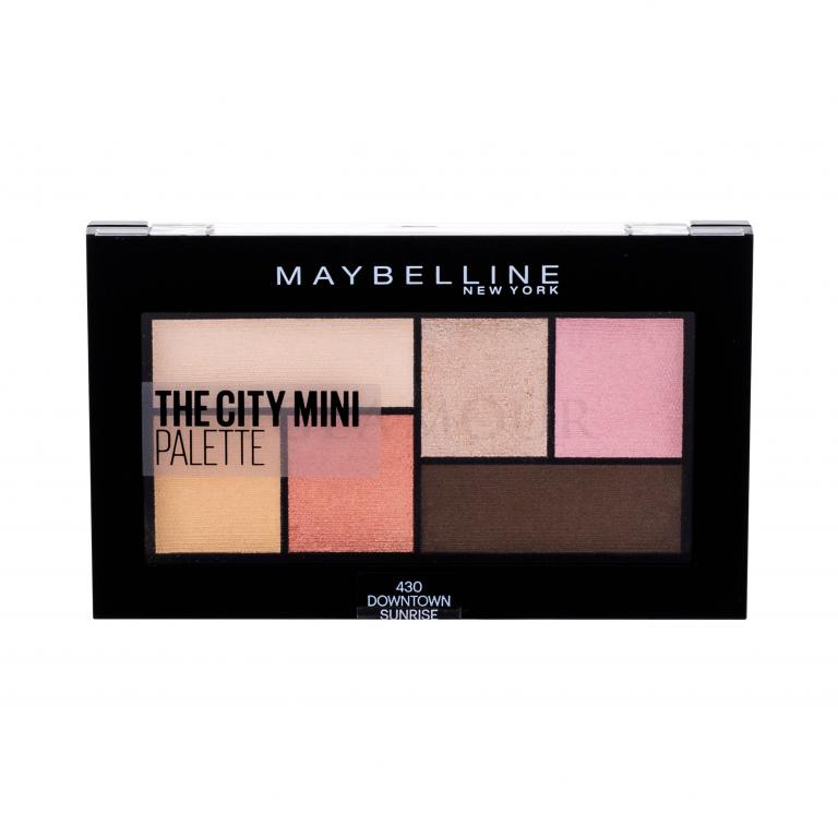 Maybelline The City Mini Cienie do powiek dla kobiet 6 g Odcień 430 Downtown Sunrise