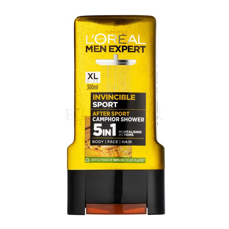 L&#039;Oréal Paris Men Expert Invincible Sport 5 in 1 Żel pod prysznic dla mężczyzn 300 ml