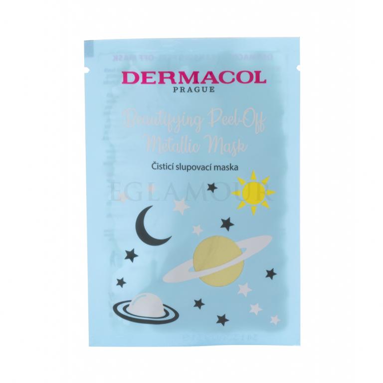 Dermacol Beautifying Peel-off Metallic Mask Cleansing Maseczka do twarzy dla kobiet 15 ml