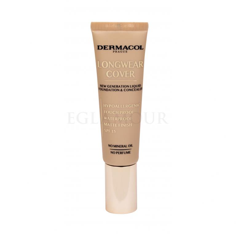 Dermacol Longwear Cover SPF15 Podkład dla kobiet 30 ml Odcień Sand