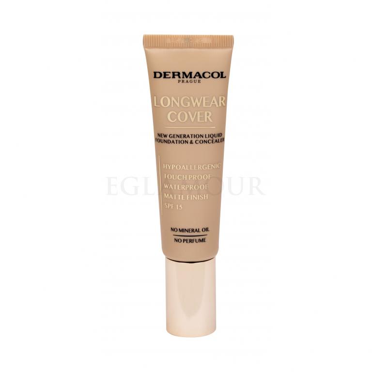 Dermacol Longwear Cover SPF15 Podkład dla kobiet 30 ml Odcień Beige