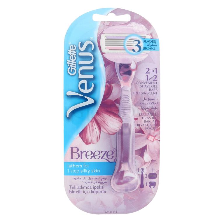 Gillette Venus Breeze Maszynka do golenia dla kobiet 1 szt Uszkodzone opakowanie