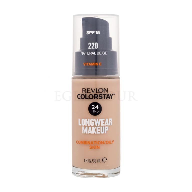 Revlon Colorstay Combination Oily Skin SPF15 Podkład dla kobiet 30 ml Odcień 220 Natural Beige