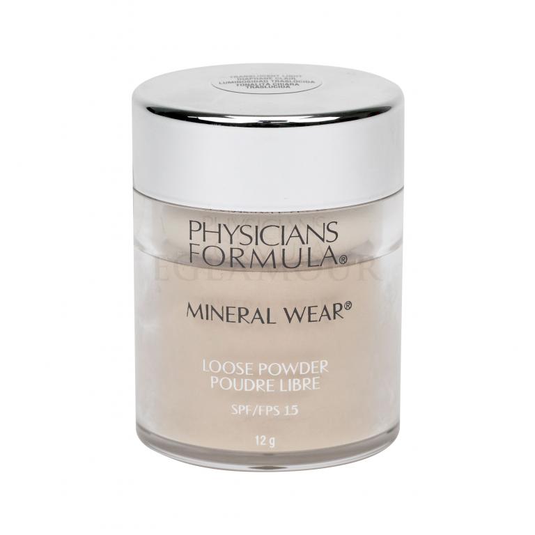 Physicians Formula Mineral Wear SPF15 Puder dla kobiet 12 g Odcień Translucent Light