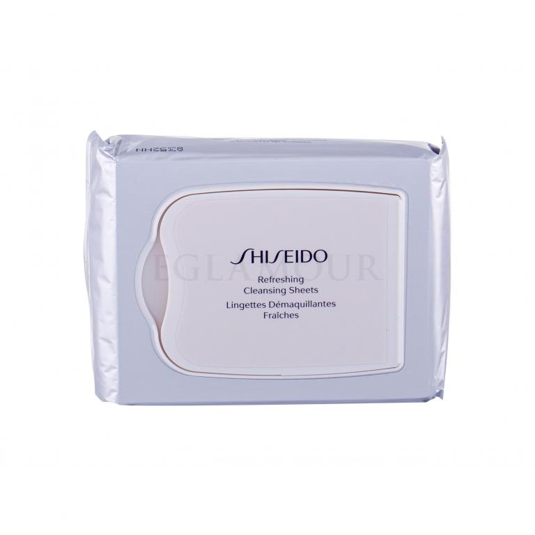 Shiseido Refreshing Cleansing Sheets Chusteczki oczyszczające dla kobiet 30 szt