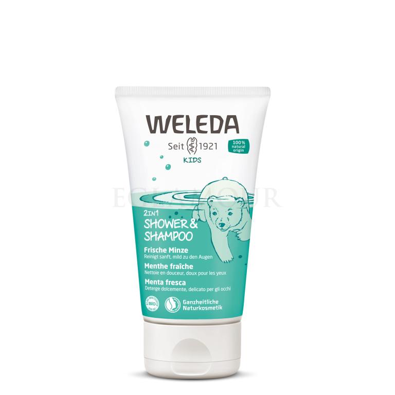 Weleda Kids Mighty Mint 2in1 Krem pod prysznic dla dzieci 150 ml