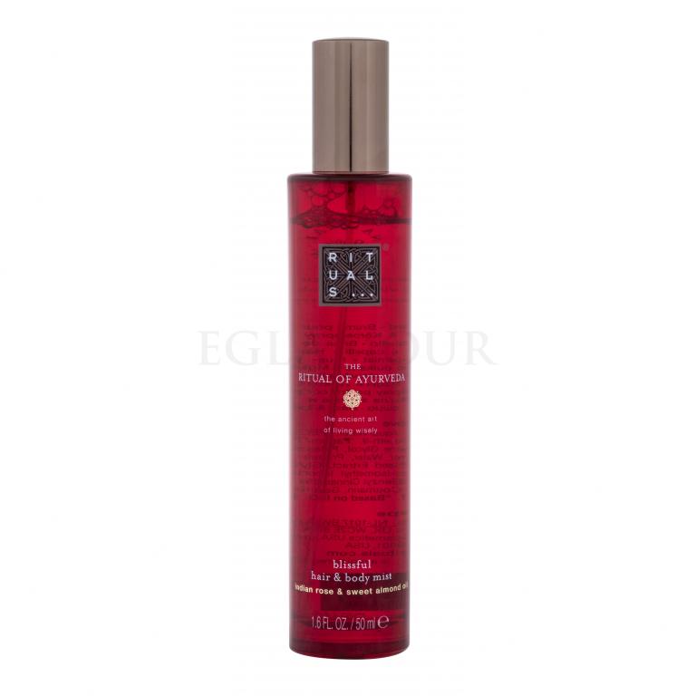 Rituals The Ritual Of Ayurveda Hair &amp; Body Mist Spray do ciała dla kobiet 50 ml