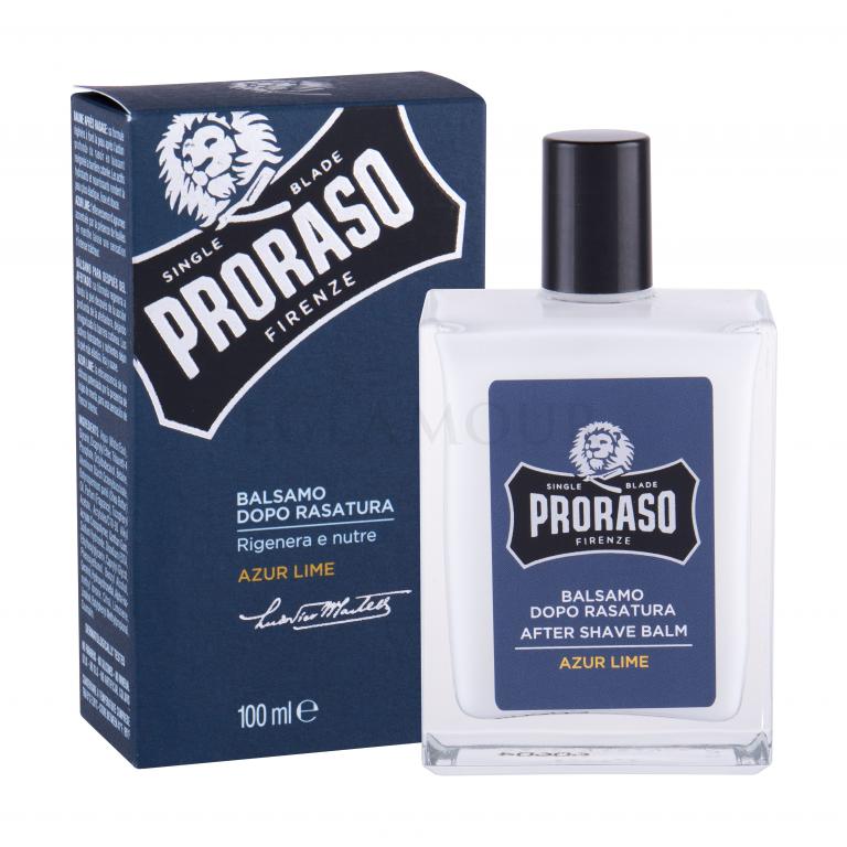 PRORASO Azur Lime After Shave Balm Balsam po goleniu dla mężczyzn 100 ml