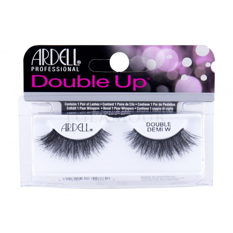 Ardell Double Up Double Demi Wispies Sztuczne rzęsy dla kobiet 1 szt Odcień Black