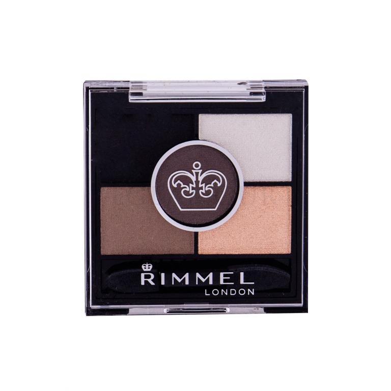 Rimmel London Glam Eyes HD Cienie do powiek dla kobiet 3,8 g Odcień 023 Foggy Grey