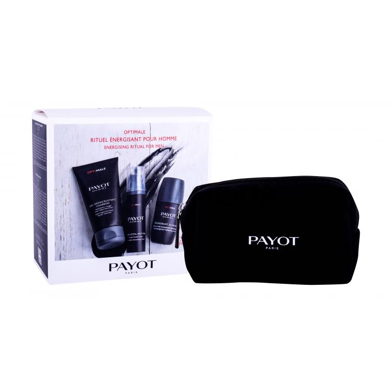 PAYOT Homme Optimale Zestaw Żel do oczyszczania twarzy 150 ml + Serum do twarzy 50 ml + Dezodorant 75 ml