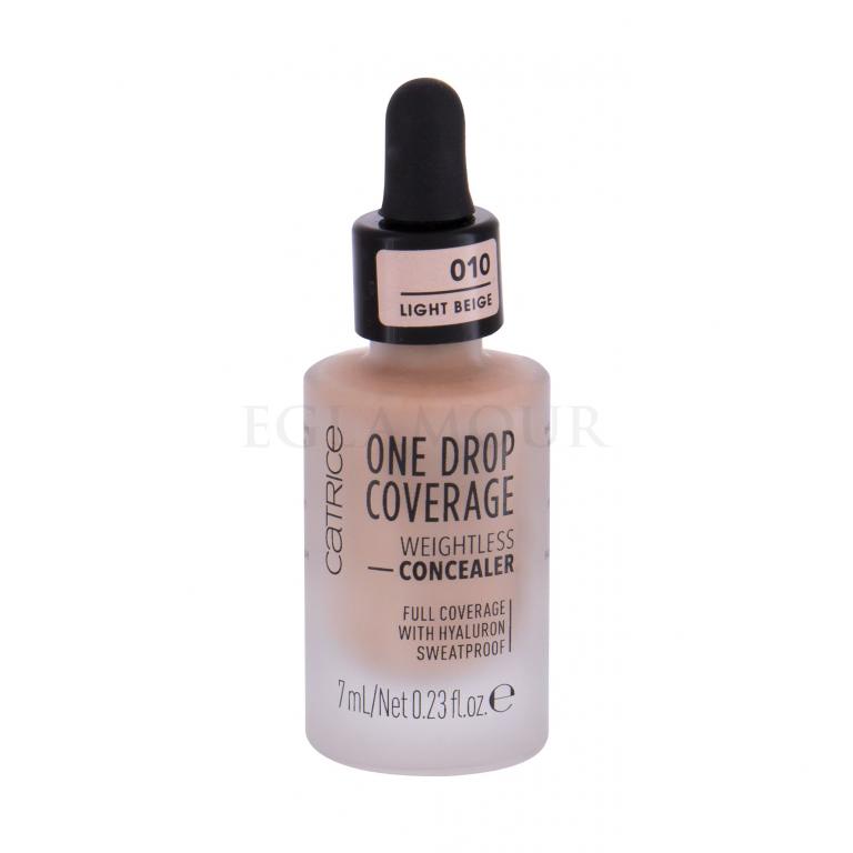 Catrice One Drop Coverage Korektor dla kobiet 7 ml Odcień 010 Light Beige