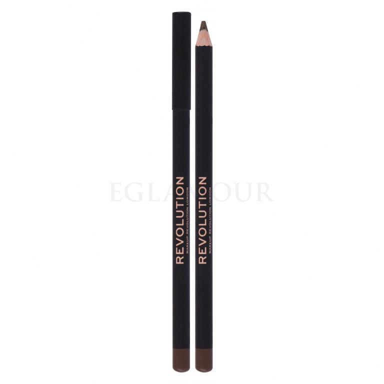 Makeup Revolution London Kohl Eyeliner Kredka do oczu dla kobiet 1,3 g Odcień Brown